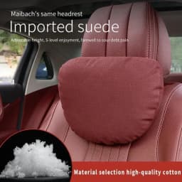 New 2.0 Car Headrest Neck Pillow Support Seat / Maybach Design S Class Soft Universal Adjustable Car Neck Waist Pillows