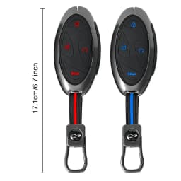 Zinc Alloy Silicone Car Key Case For Hyundai Kona Ev N-Line Tucson 2025 Grandeur GN7 IONIQ 6 Santa Fe MX5 Garden Gl Key Protect