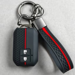 2 Buttons Silicone Car Key Cover Key Case for Suzuki Swift Wagon R Monopoly Type Remote Keyless Shell Fob Keychain Accessories