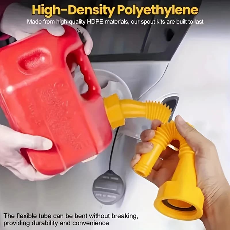 Gas Can Spout Replacement 7.8Inch Nozzle for 2 5 10Gallon Containers Improved Usability Fuel Transfer Spout Adapter Accessories