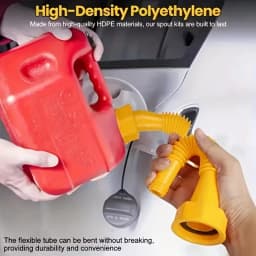 Gas Can Spout Replacement 7.8Inch Nozzle for 2 5 10Gallon Containers Improved Usability Fuel Transfer Spout Adapter Accessories