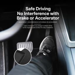 For Tesla New Model YL 2026 Car Central Control Side Anti Kick TPE Waterproof Anti-dirt Full Coverage Anti Kick Protective Mat
