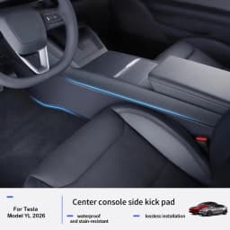For Tesla New Model YL 2026 Car Central Control Side Anti Kick TPE Waterproof Anti-dirt Full Coverage Anti Kick Protective Mat