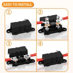 3Pcs MEGA Fuse 30A-300A High Current Bolt blade fuse 200 Amp ANM Flat Type Fuse AMG Fuse