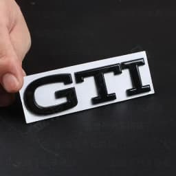 New R Emblem Car Metal Body Tail Trunk Sticker Accessories For Volkswagen VW GTI Rline Polo Golf MK8 Touareg Passat Magotan CC