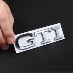 New R Emblem Car Metal Body Tail Trunk Sticker Accessories For Volkswagen VW GTI Rline Polo Golf MK8 Touareg Passat Magotan CC