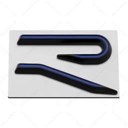 New R Emblem Car Metal Body Tail Trunk Sticker Accessories For Volkswagen VW GTI Rline Polo Golf MK8 Touareg Passat Magotan CC