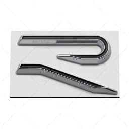 New R Emblem Car Metal Body Tail Trunk Sticker Accessories For Volkswagen VW GTI Rline Polo Golf MK8 Touareg Passat Magotan CC