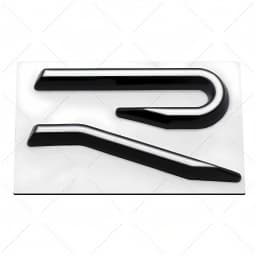New R Emblem Car Metal Body Tail Trunk Sticker Accessories For Volkswagen VW GTI Rline Polo Golf MK8 Touareg Passat Magotan CC