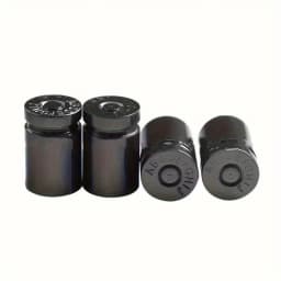 4PCS Circular Car Tire Valve Covers Retro Bullet Shaped Valve Cover Leak Proof Universal For All Cars SUV Bicycle Motorcycle