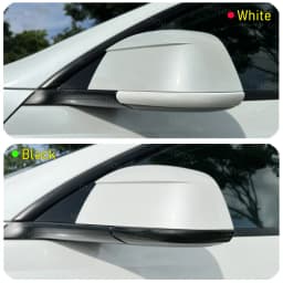 for Tesla Model 3 Y YL Juniper Highland 2026 2025-2021 Rearview Mirror Cover Protector Mirror Edge Trim Strip Travel Accessories