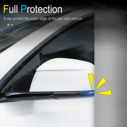 for Tesla Model 3 Y YL Juniper Highland 2026 2025-2021 Rearview Mirror Cover Protector Mirror Edge Trim Strip Travel Accessories