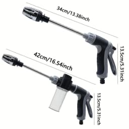 High-Pressure Car Washing Water Gun, External Cleaning Of RV, Foam Kettle Cleaning, Garden Water Hose Nozzle, Garden Shower