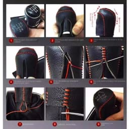 Fit Gearbox Stick Shift Collars Handle Protector Salon Gear Lever Cover Shifter Knob Leather Case For JETOUR X70 X90 PLUS X50
