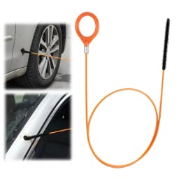 1/3 PCS Car Drain Hole Unclogger Tool + Washbasin Cleaning Brush (130/81cm) Flexible Long Drain Steel Wire Auto Accessory