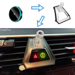 For BMW 5 Series G30 2017 2018 2019 2020-2023 Car Phone Holder Wireless Charger Phone Auto-Clamping Strong Magnetic Holder Base