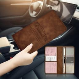 PU Leather Car Registration Insurance Card Holder Driver's License Cover Auto Documents Storage Wallet