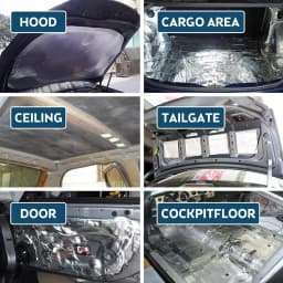 10/20/50pcs 5mm Car Door Engine Hood Insulation Self-Adhesive Pad Insulation Cotton Insulation Noise Reduction