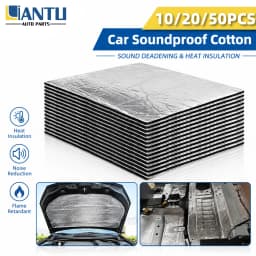 10/20/50pcs 5mm Car Door Engine Hood Insulation Self-Adhesive Pad Insulation Cotton Insulation Noise Reduction