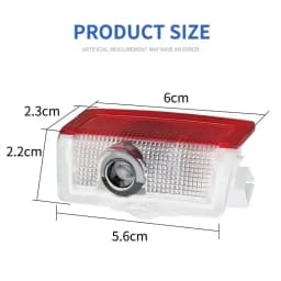 2Pc LED Car Door Laser Projector Lights Welcome Lamp For Mercedes Benz A C E GLC GLA GLE W205 W212 W213 X253 W166 X156 Accessory