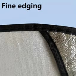 Car Steering Wheel Sun Shade Double Thick Sun Protection Foldable Anti-uv Sunscreen Car Supplies Car Steering Wheel Cover Silver