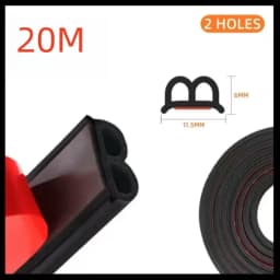 Car Rubber Door Sealing Car Door Hood Trunk Seal Strip 5/10/20meters Universal Noise Insulate Car Door Seal Strip Rubber Sealing