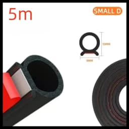 Car Rubber Door Sealing Car Door Hood Trunk Seal Strip 5/10/20meters Universal Noise Insulate Car Door Seal Strip Rubber Sealing