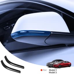 YZ For Tesla Model 3 Highland Model Y Juniper ABS Rearview Mirror Anti-Collision Anti-Scratch Trim Cover