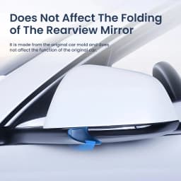 YZ For Tesla Model 3 Highland Model Y Juniper ABS Rearview Mirror Anti-Collision Anti-Scratch Trim Cover