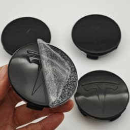 Hot ABS Tesla Wheel Center Hub Cap Emblem Logo Car Rims Cover Hubcap For Tesla Model 3 Y X S Original Badge Accessories