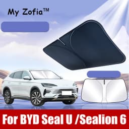 For BYD Seal U Sealion 6 Song Plus 2024 2025 2026 Car Windshield Sunshade Cover Anti UV Protection Auto Parts