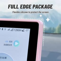 Car Central Control Screen Silicone Protective Sleeve Navigation Screen Protective Frame Accessories For JETOUR T2 TRAVELER
