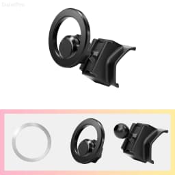 Custom Fit for Volkswagen Golf 8 MK8 2021-2024 Magnetic Phone Mount Airflow Cooling Phone Holder 360° Swivel Phone Holder Base