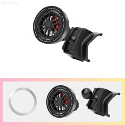 Custom Fit for Volkswagen Golf 8 MK8 2021-2024 Magnetic Phone Mount Airflow Cooling Phone Holder 360° Swivel Phone Holder Base