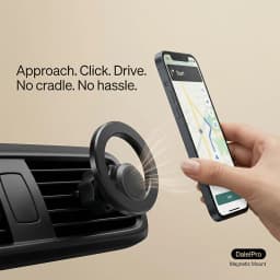 Custom Fit for Volkswagen Golf 8 MK8 2021-2024 Magnetic Phone Mount Airflow Cooling Phone Holder 360° Swivel Phone Holder Base