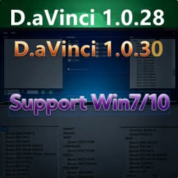2026 Davinci 1.0.37 Software Support Win 7/10 D.avi-n-ci 1.0.30 Work on K.ESS/K.TAG Repair Software Activate Repair