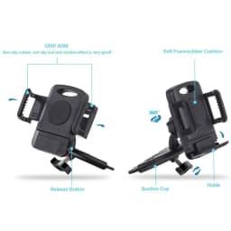 Universal Car Holder CD Slot Mount Mobile Phone Stands 360 Rotation Car Mount Cell Phone Stand For iPhone 11 12 Pro Samsung GPS