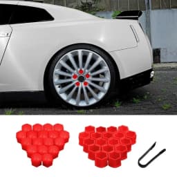 20pcs/set 21/19/17mm Car Wheel Nut Caps Protection Covers Caps Anti-Rust Auto Hub Screw Cover Auto Tyre Nut Bolt Decoration