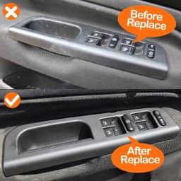 LHD Black Beige Front Rear Left Right Door Pull Grab Door Handle Set For Volkswagon VW Bora Golf 4 MK4 Jetta 1999-2004