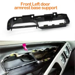 LHD Black Beige Front Rear Left Right Door Pull Grab Door Handle Set For Volkswagon VW Bora Golf 4 MK4 Jetta 1999-2004