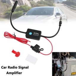 Auto Car Radio FM Antenna Signal Booster Amplifier Universal 12V FM Car Radio Antenna Enhance Amplifier Accessories
