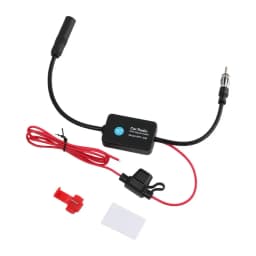 Auto Car Radio FM Antenna Signal Booster Amplifier Universal 12V FM Car Radio Antenna Enhance Amplifier Accessories
