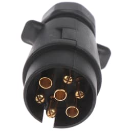 12V 7 Way Round Standard European Car Plug Connector 7 Pin Socket Plugs Trailers