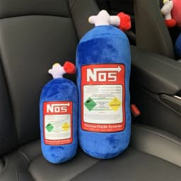 New Car Neck Pillow Car Headrest for Driver Front Passenger Seat NOS Bottle Pillow Car Decor Headrest Cushion Plush Pillow