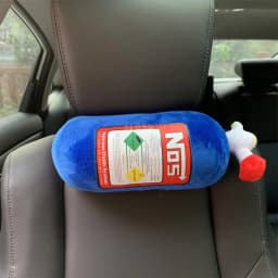 New Car Neck Pillow Car Headrest for Driver Front Passenger Seat NOS Bottle Pillow Car Decor Headrest Cushion Plush Pillow