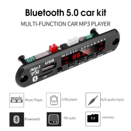 KEBIDU 9V 12V Car Radio Stereo MP3 WMA Decoder Board Audio Module USB TF Radio Bluetooth Wireless MP3 Player With Remote Control