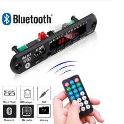 KEBIDU 9V 12V Car Radio Stereo MP3 WMA Decoder Board Audio Module USB TF Radio Bluetooth Wireless MP3 Player With Remote Control