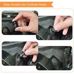 50pcs Car Hole Plastic Rivets Fastener Push Clip Black Auto Vehicle Door Trim Panel Retainer Fastener Clips for Toyota Audi