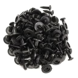 50pcs Car Hole Plastic Rivets Fastener Push Clip Black Auto Vehicle Door Trim Panel Retainer Fastener Clips for Toyota Audi