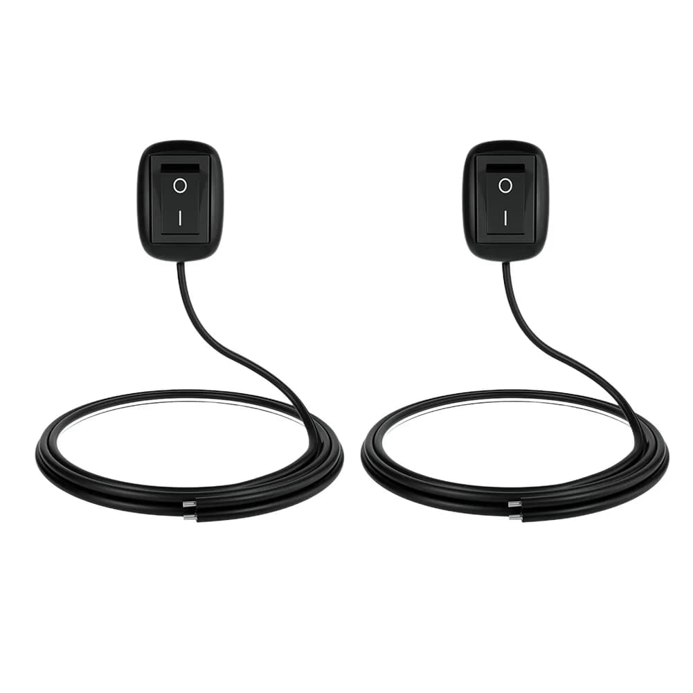 Universal Power Off Switch 60cm/100cm Car Button Switch DC 12V/24V Battery Disconnect Switch for Fog Lamp Neon Lights